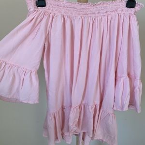 hollister off the shoulder blouse